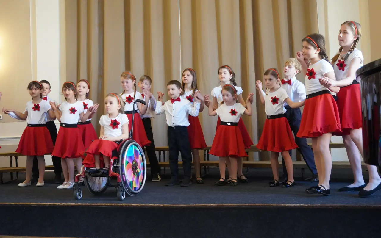 Dětský sbor Chorea pueri ustensis na festivalu v Bratislavě