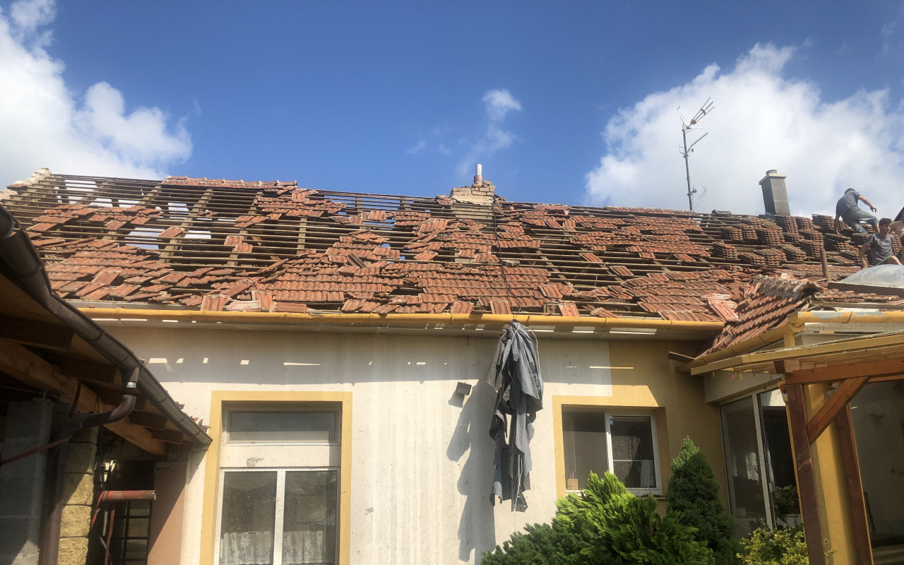 Pomoc rodině Kašíků po ničivém tornádu