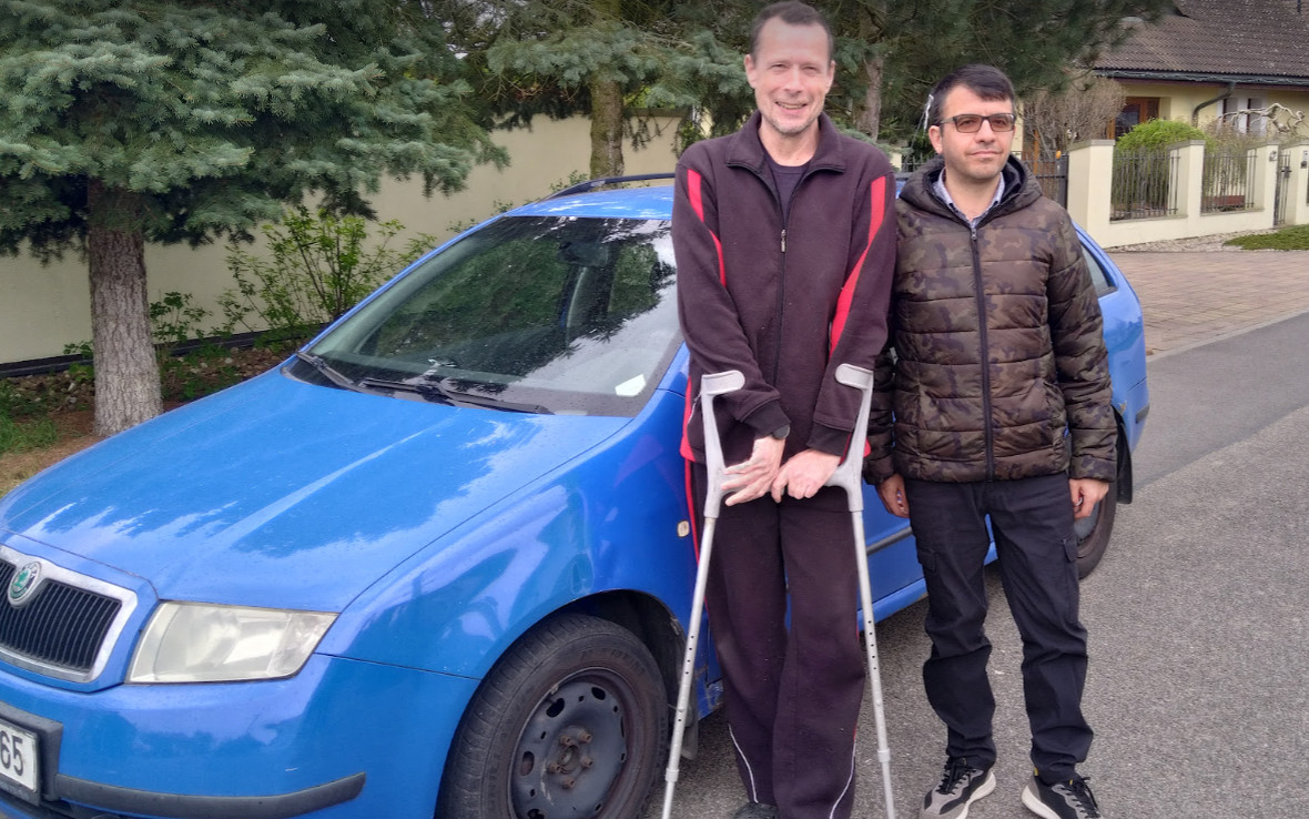 Doplatili jste bezbariérové auto ochrnutému vojákovi Pavlovi