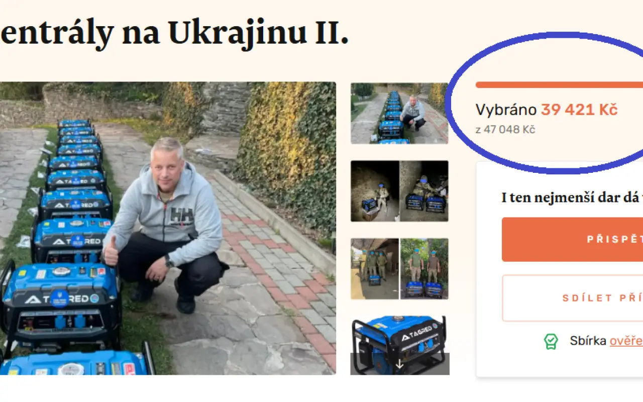 Terénní auto, které bude zachraňovat ukrajinské vojáky před rusským agresorem