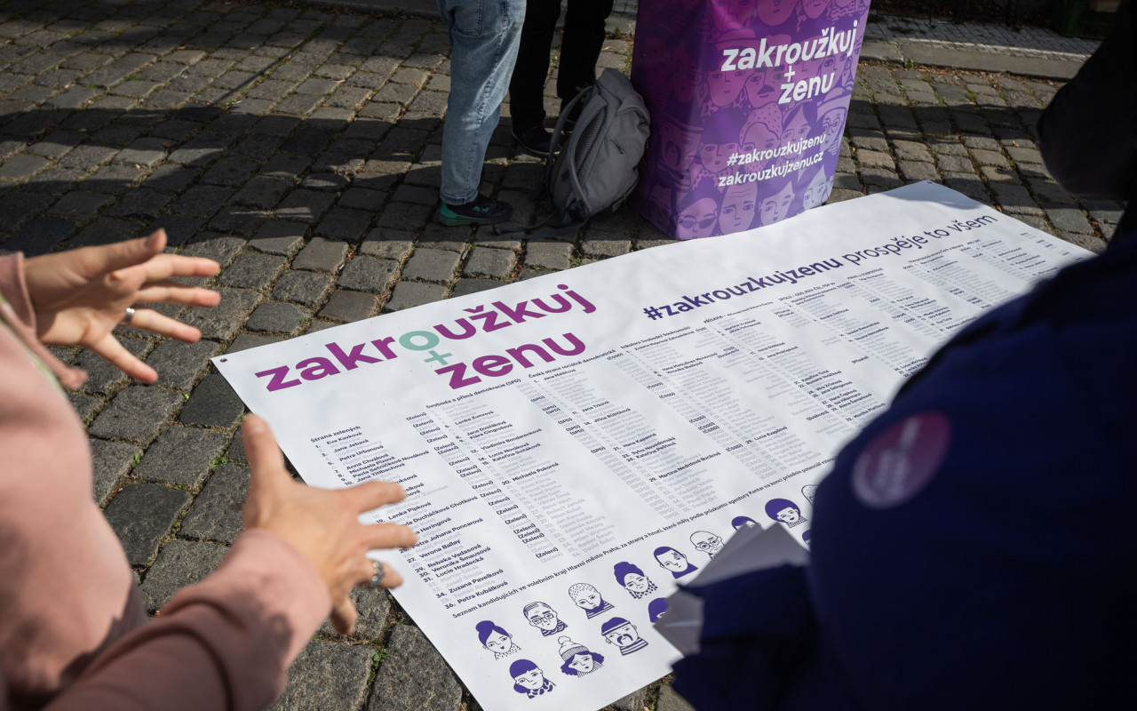 Kampaň Zakroužkuj ženu