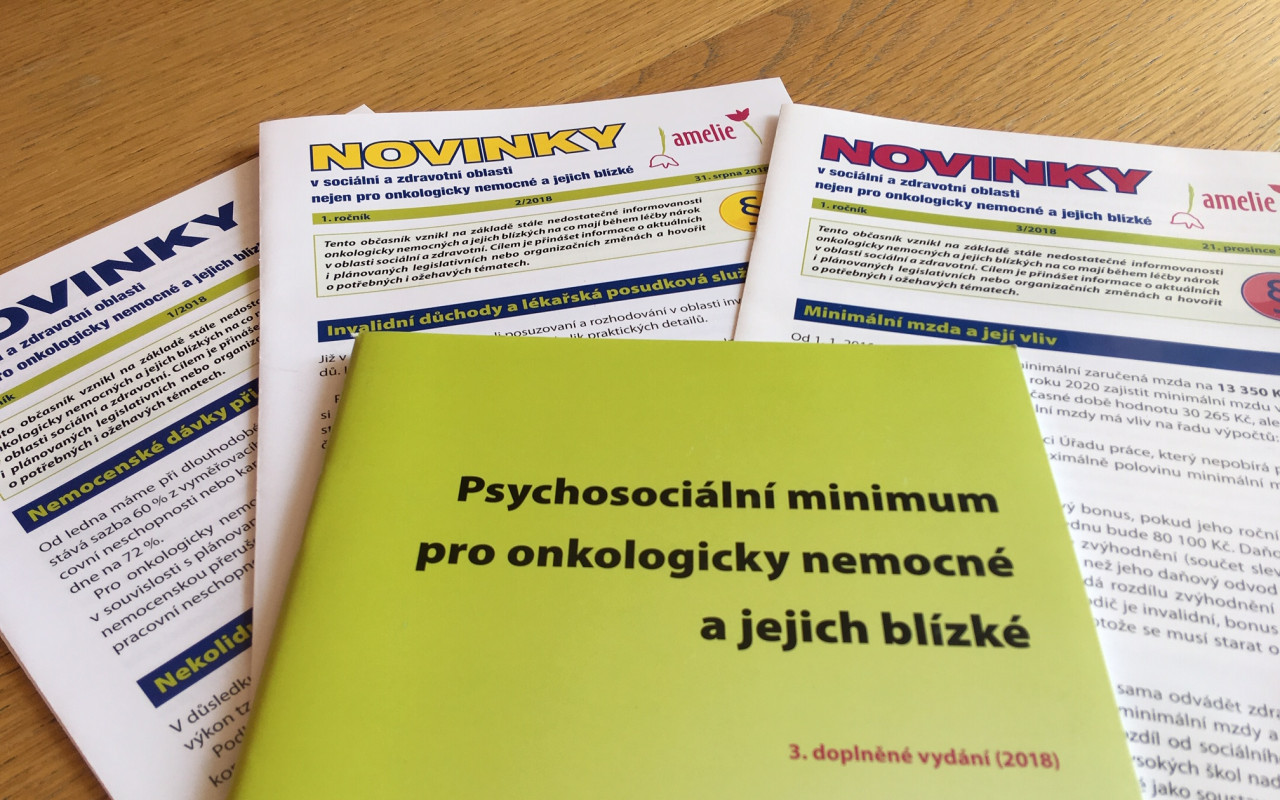 Brožura, která zachraňuje - informace pro lidi s rakovinou