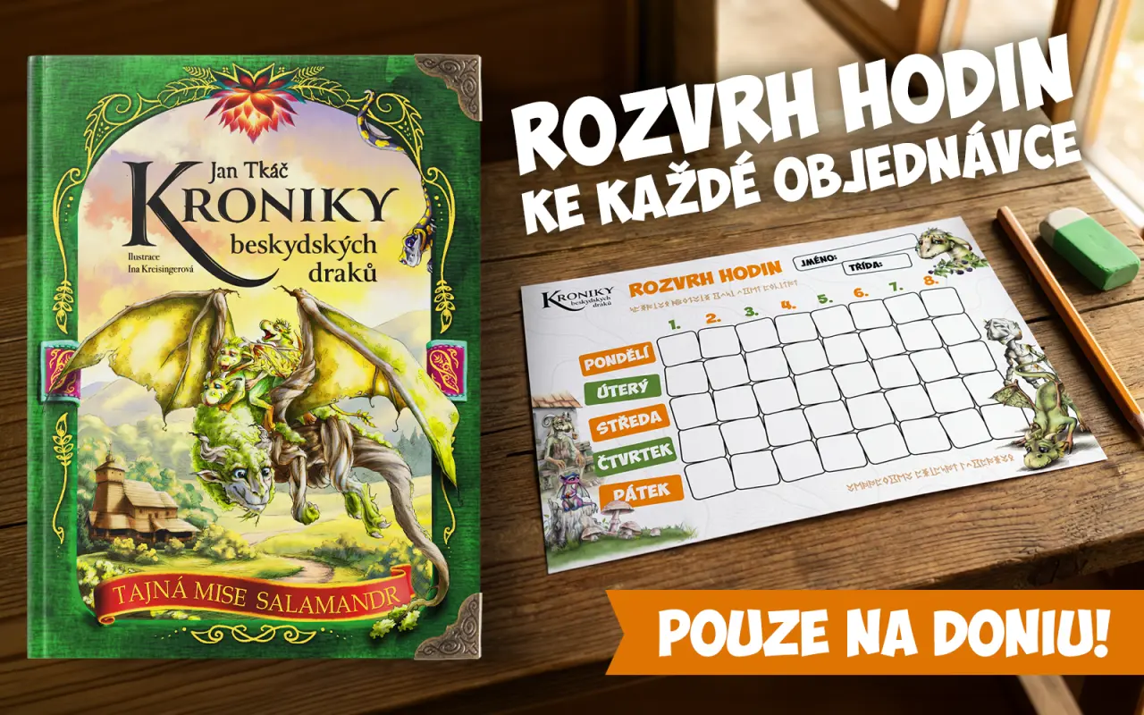 Podpořili jste Kroniky beskydských draků – Tajná mise Salamandr