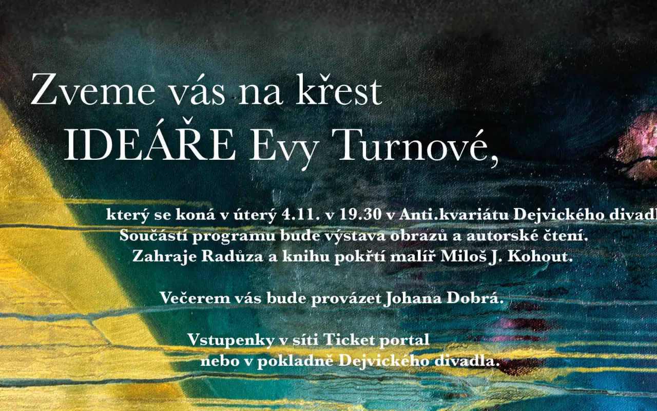 Podpořili jste vydání obrazového IDEÁŘE Evy Turnové