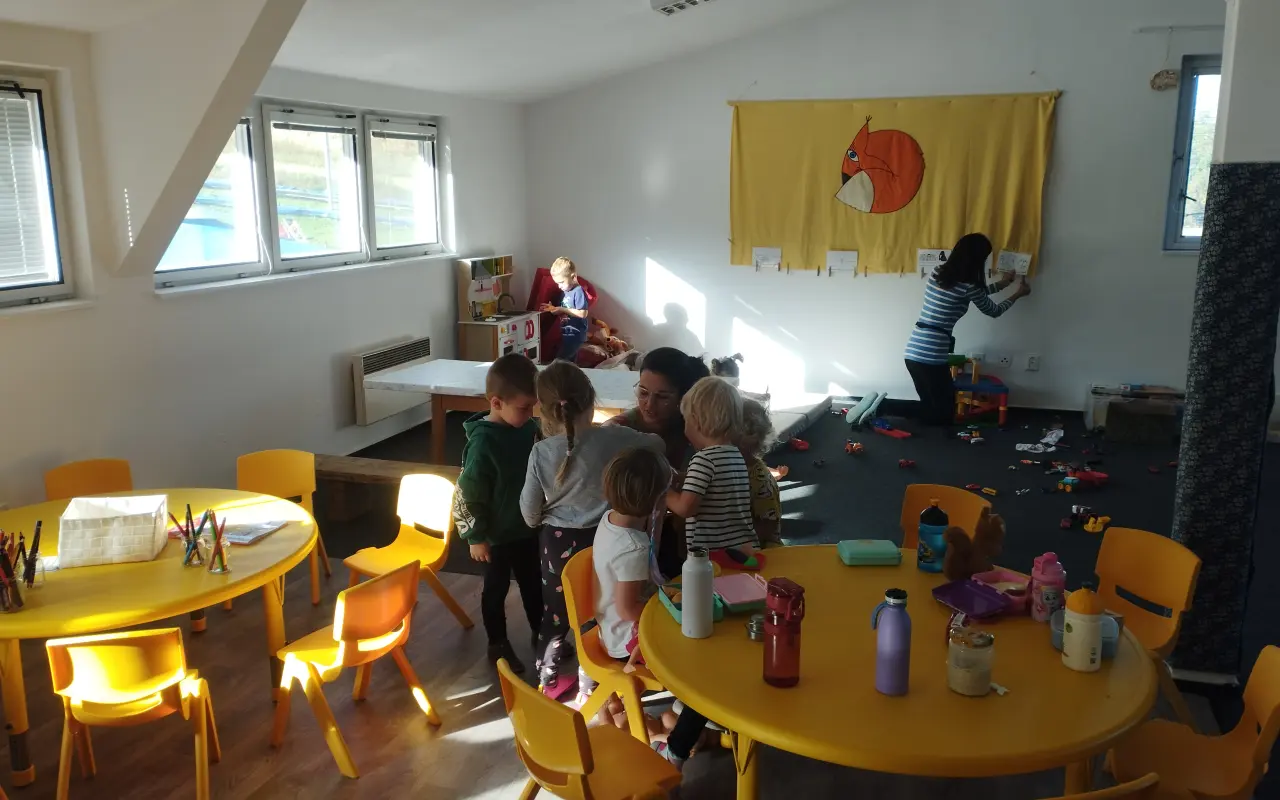 Podpořili jste vybavení nového zázemí Lesního klubu Lileška ve Zlíně