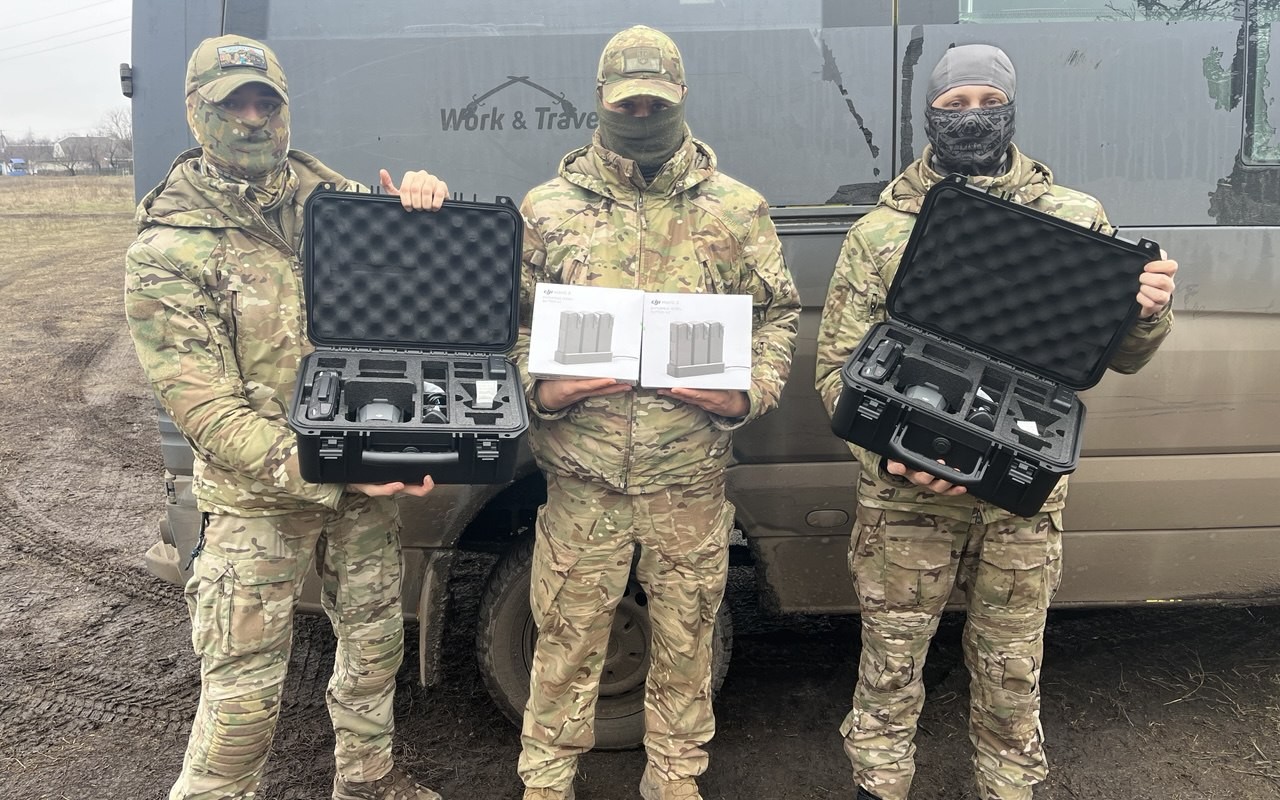 Pomohli jste přispět na drony Dji Mavic 3T