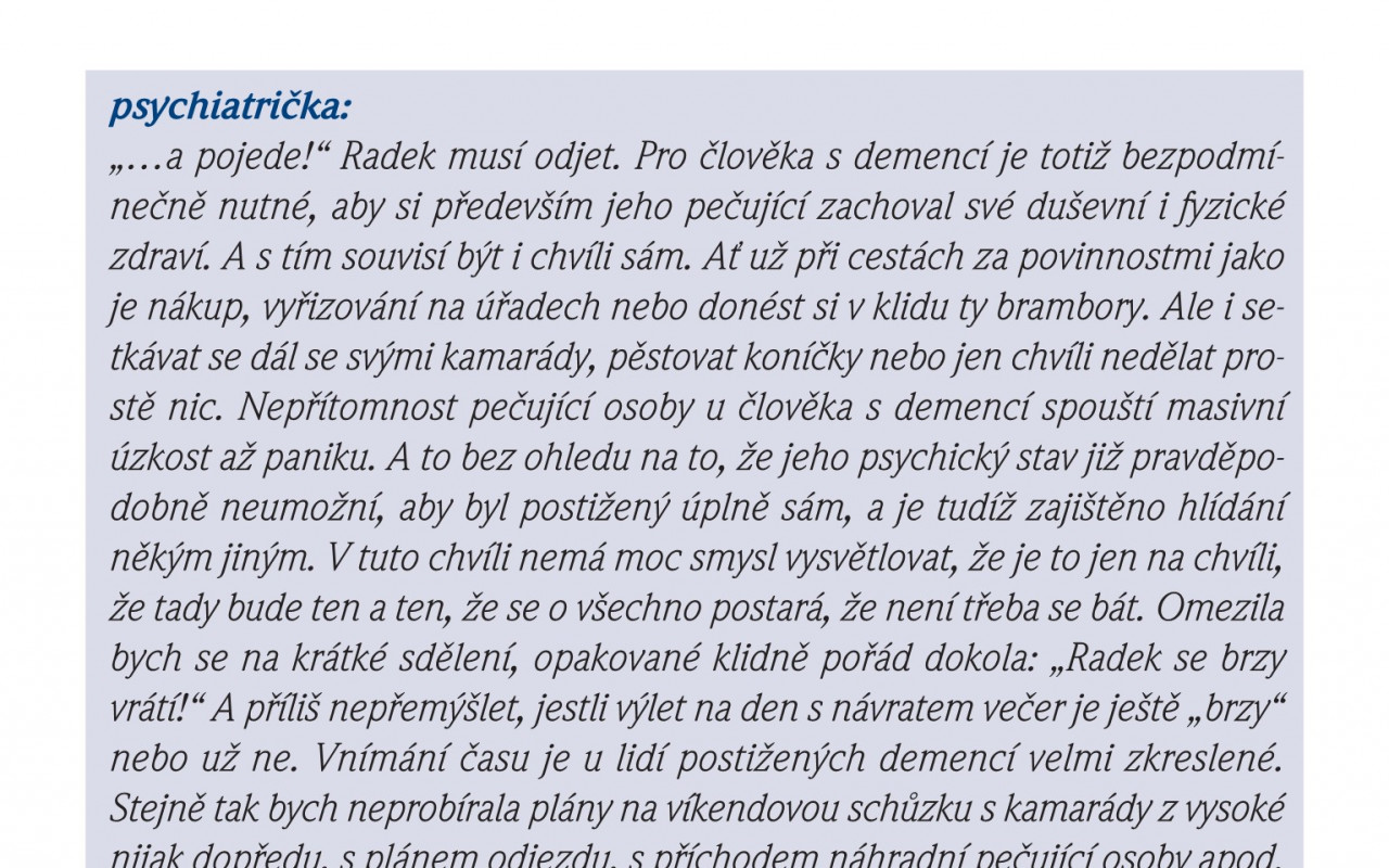 Deník ze života s Alzheimerem