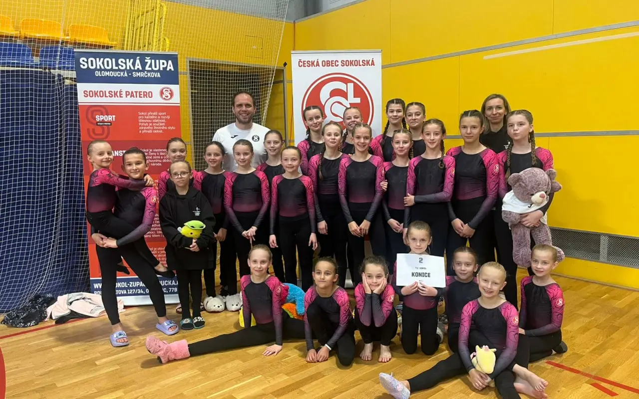 Gymnastky z Konice potřebují bezpečnou dopadovou žíněnku