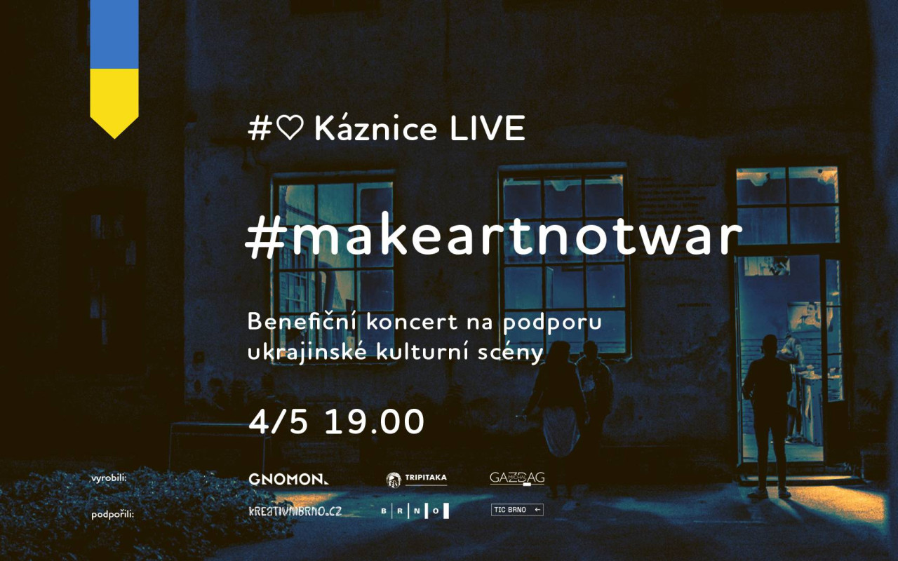 Benefiční koncert #makeartnotwar