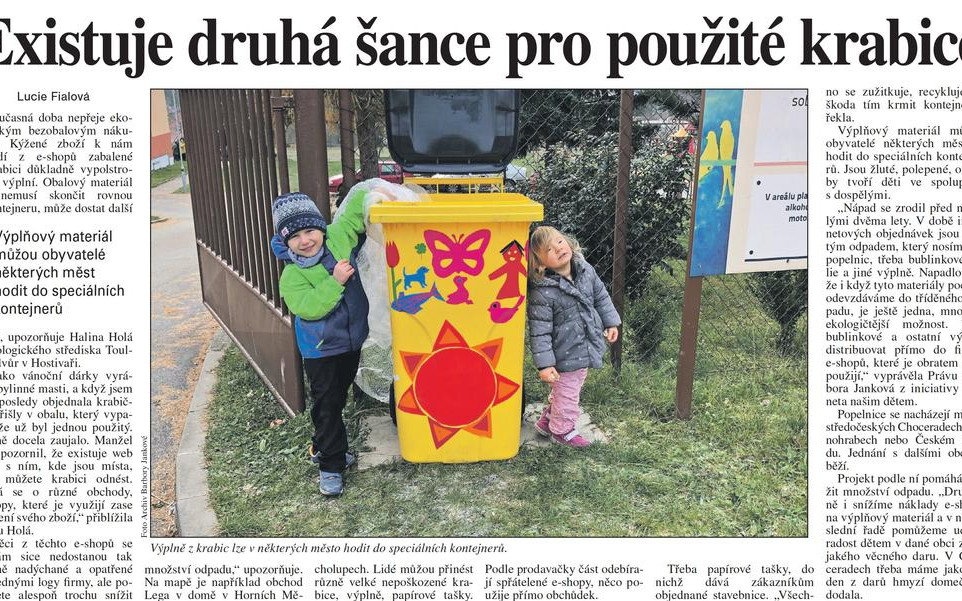 Planeta našim dětem – jak netvořit odpad a dát mu nový život