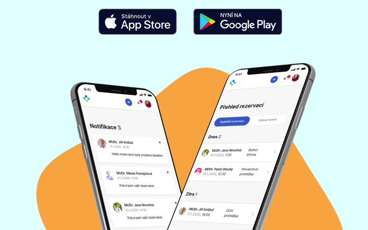 MojeČekárna.cz – nástroj pro správu rezervací, chodu čekárny a prevencí mezi lékařem a pacientem