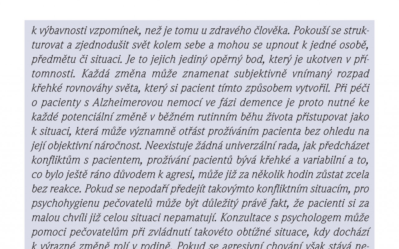 Deník ze života s Alzheimerem