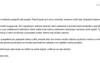Pomoc nevidomým skrze knihu Pod povrch