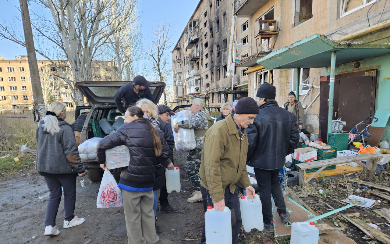 Archa Naděje - Evakuační centrum v Doněcké oblasti