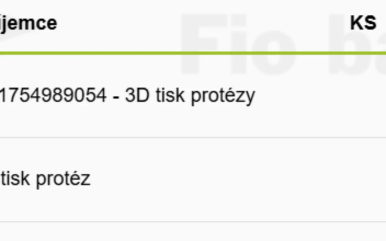 3D tiskárny na tisk protéz