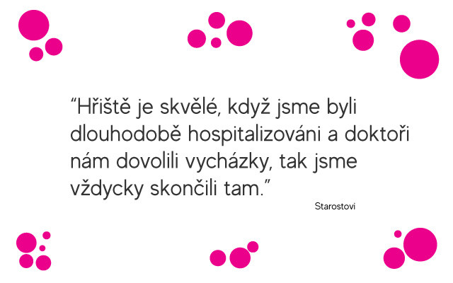Rekonstrukce hřiště pro nemocné děti v nemocnici Motol