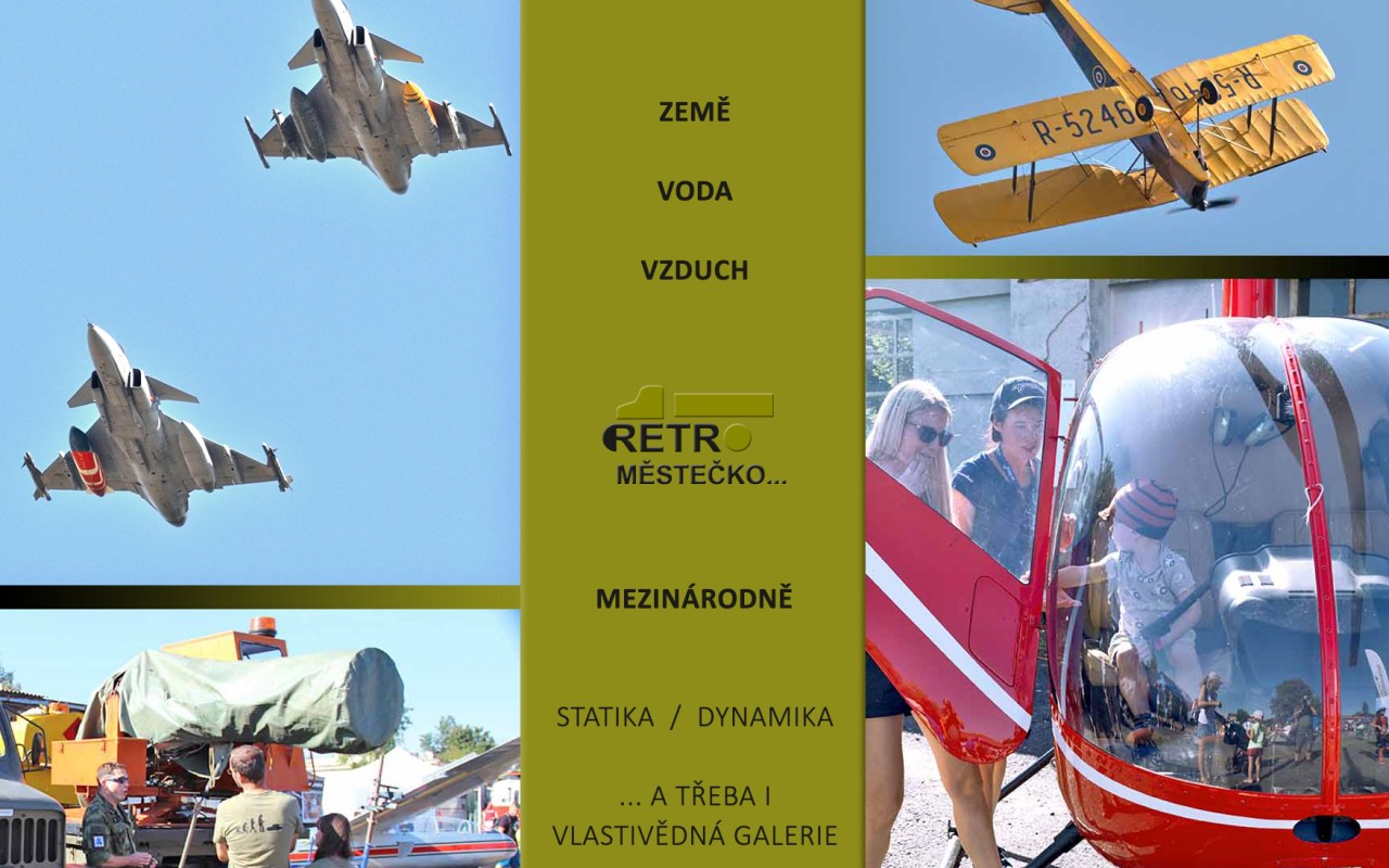 RETROMĚSTEČKO (nejen) ČSLA, setkání HASIČŮ a bezpečnostních složek