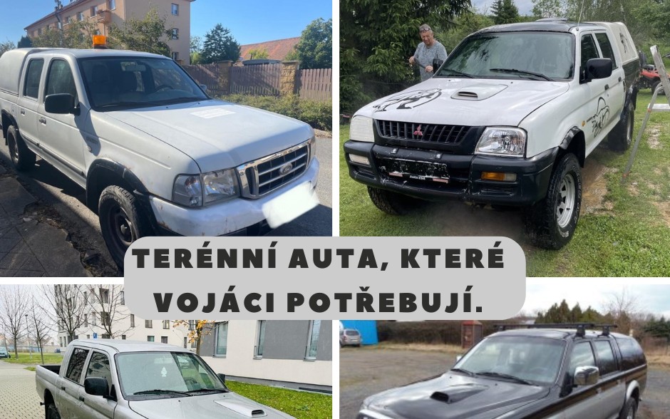Terénní auto, které bude zachraňovat ukrajinské vojáky před rusským agresorem