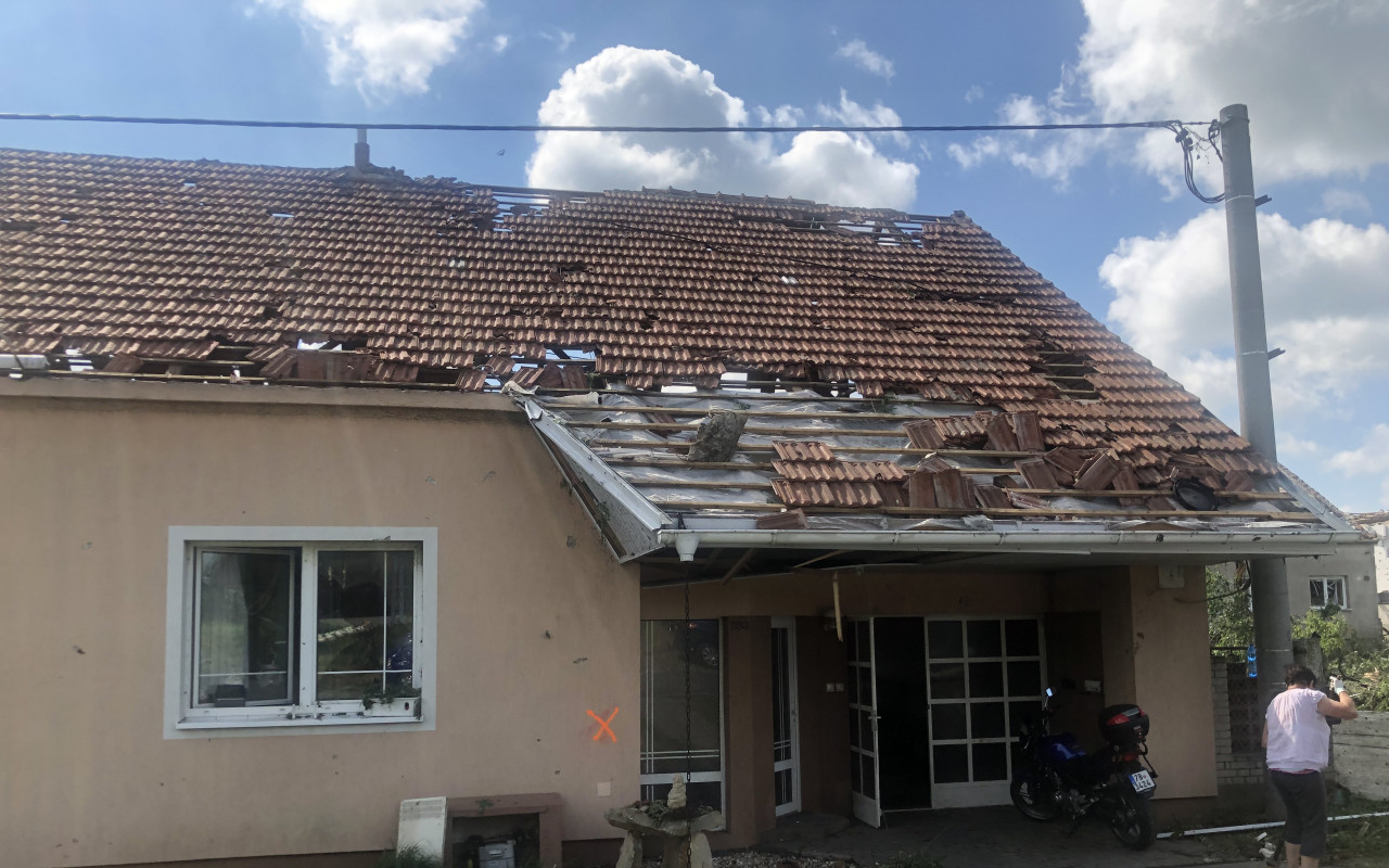 Pomoc rodině Kašíků po ničivém tornádu