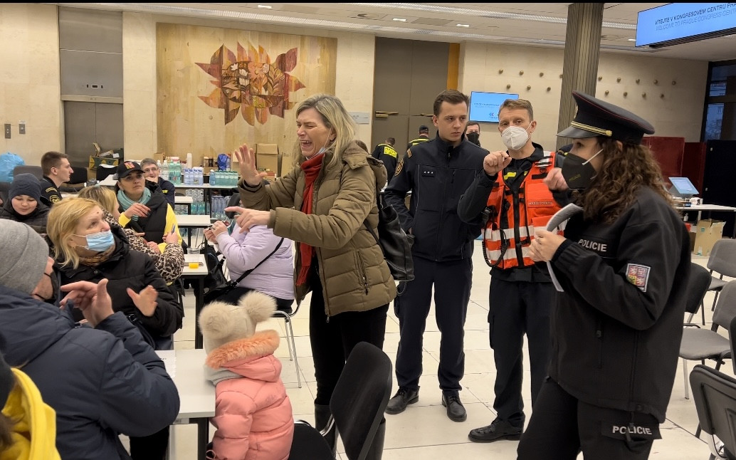 Pomohli jste neslyšícím ukrajinským uprchlíkům