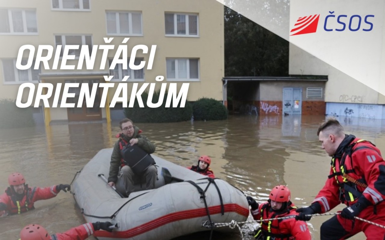 Podpořili jste sbírku Orienťáci (nejen) orienťákům na obnovu po povodních