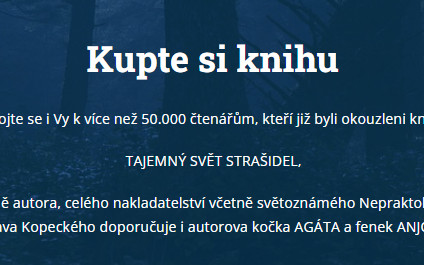 PODPOŘTE VYDÁNÍ KNIH - Tajemný svět strašidel a Almanach strašidel