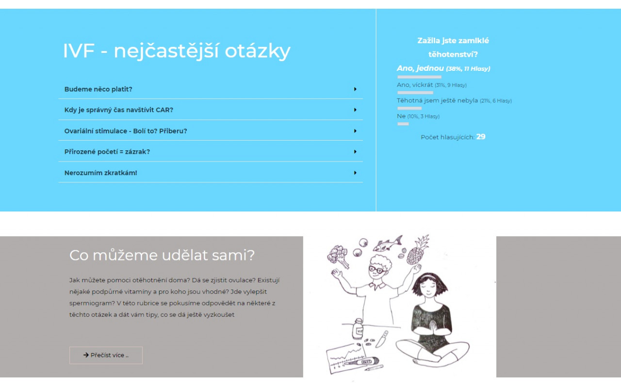 Dvě čárky.cz – nebojujte s neplodností sami