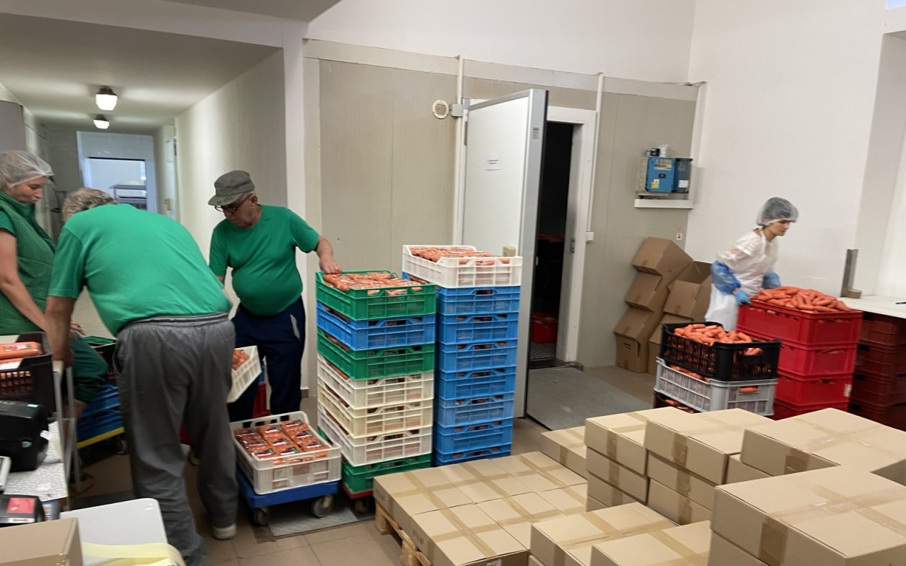 Obnova výrobny potravin Vegetus po povodni v České Vsi