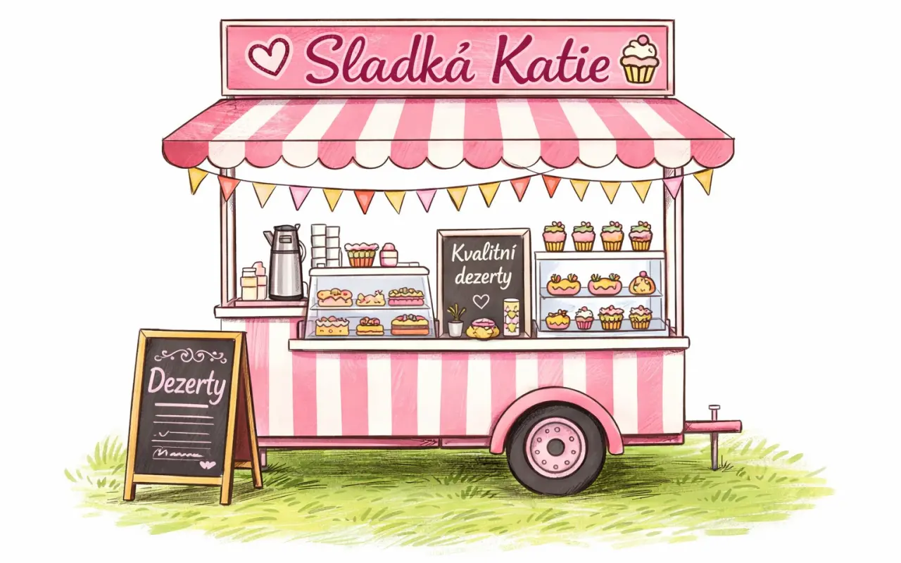 Pomozte vrátit sladký sen – pojízdná cukrárna Sladká Katie