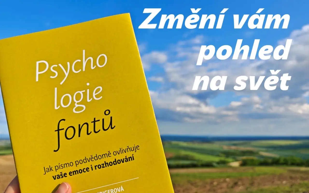 Podpořili jste vydání knihy Psychologie fontů