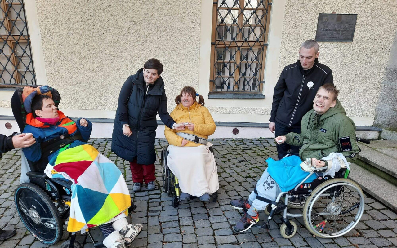 Rarach dodávka pro handicapované děti