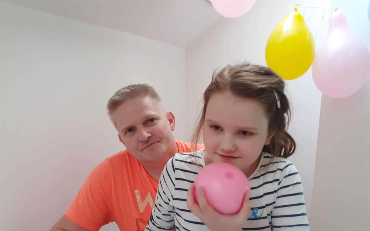Schodištní sedačka pro Sárinku