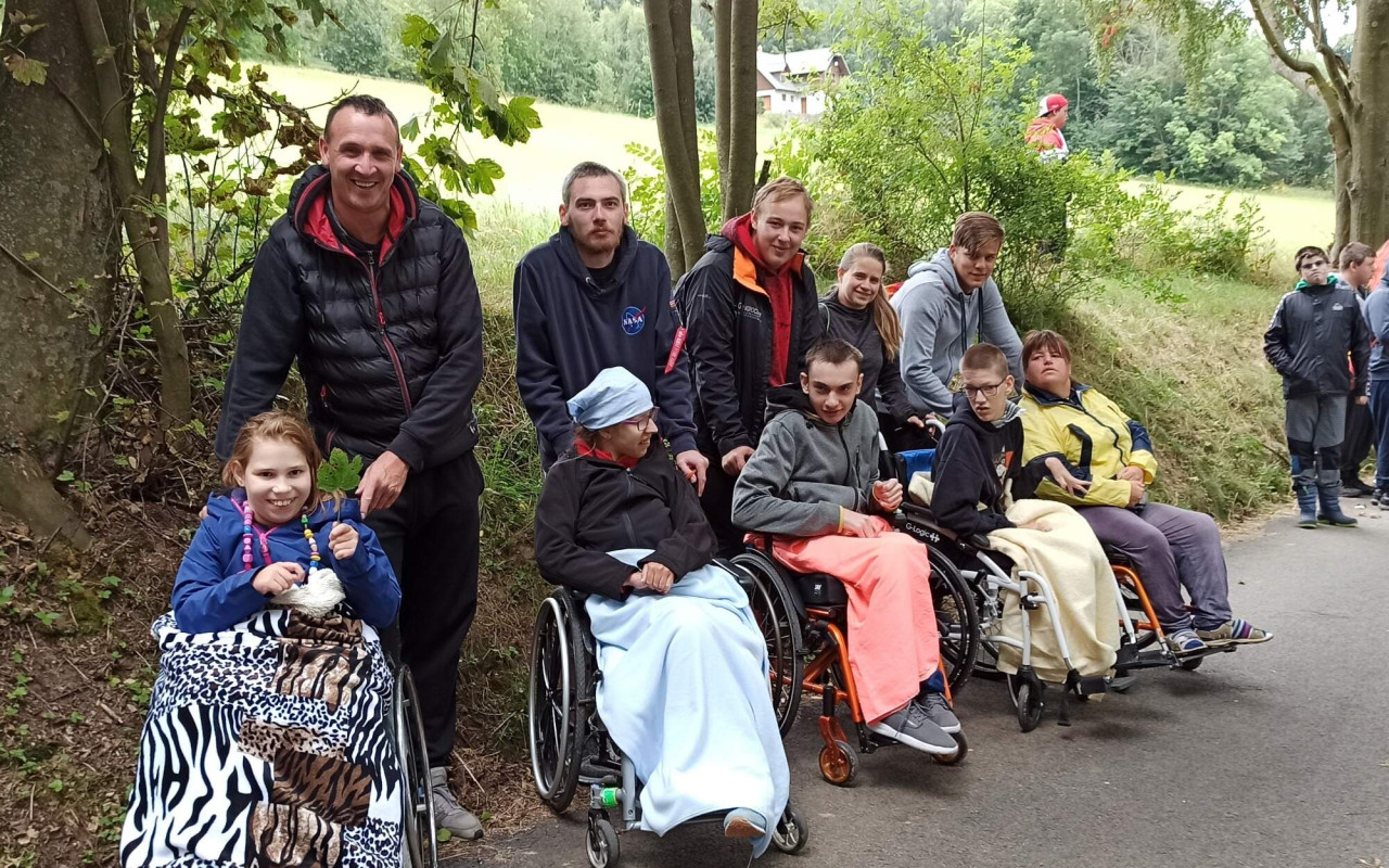 Rarach dodávka pro handicapované děti