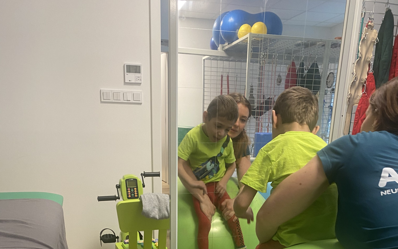 Neurorehabilitační cvičení pro Sebíčka