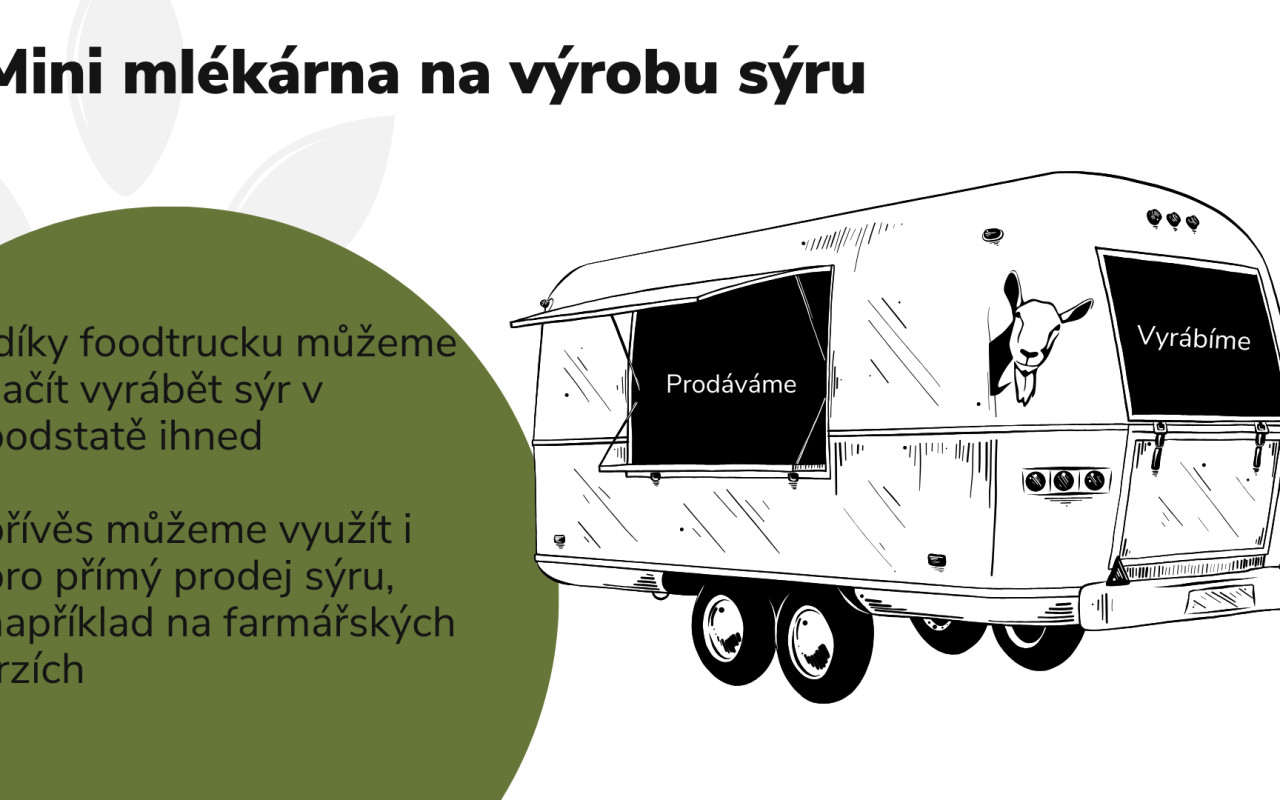 Podpořte naši farmu - pomozte nám pořídit foodtruck na výrobu sýru