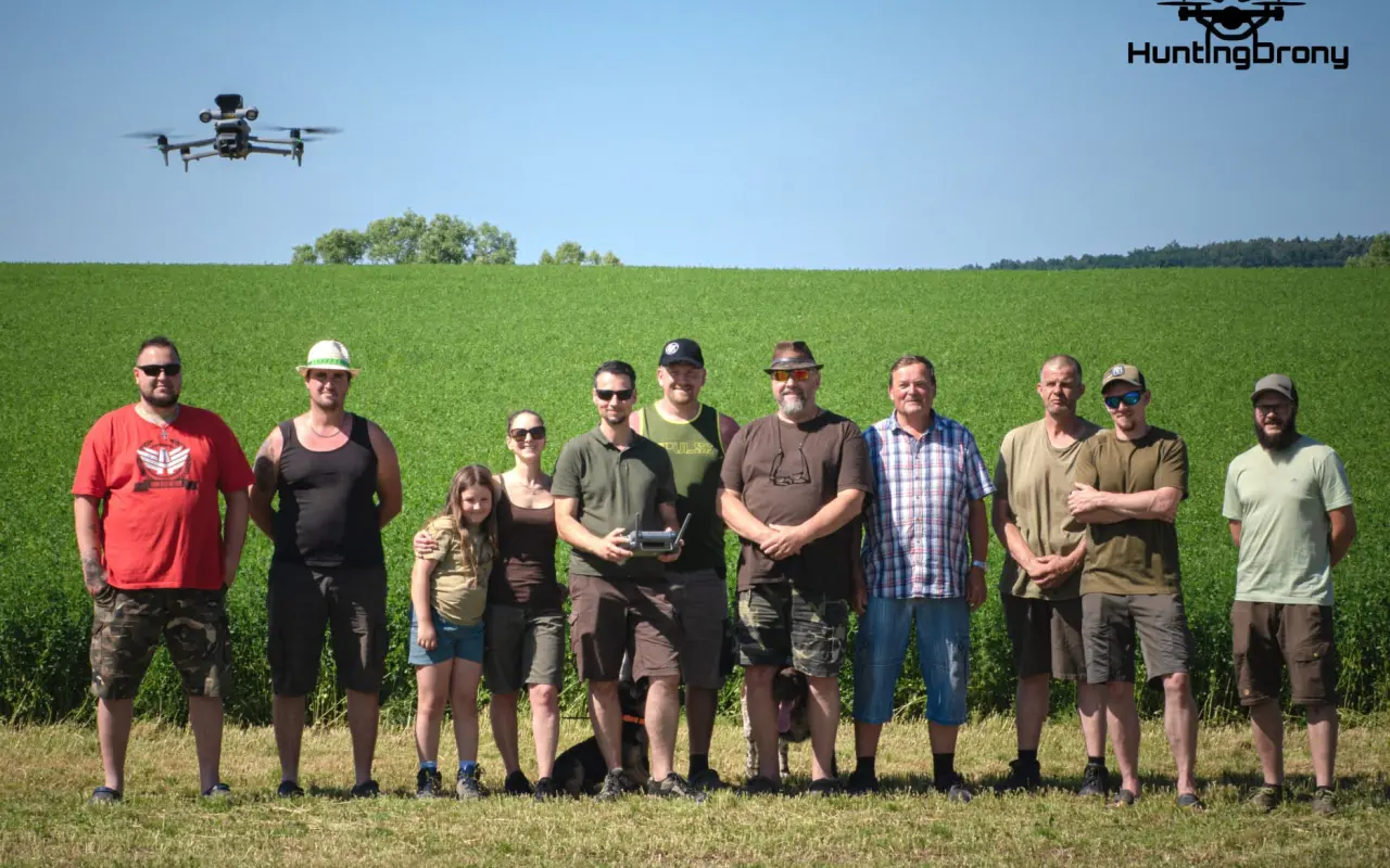 Dron na záchranu srnčat