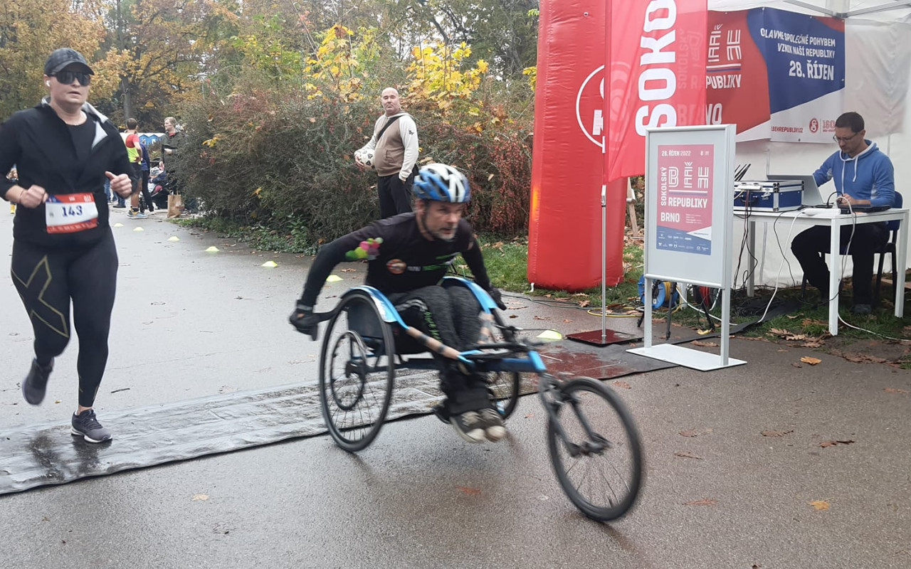 Přispěli jste na formulku (vozík na maratony) pro Vratislava