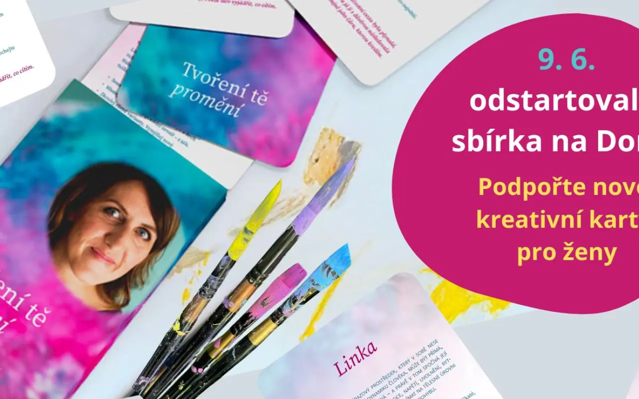 Podpořili jste kreativní karty pro ženy: Tvoření tě promění