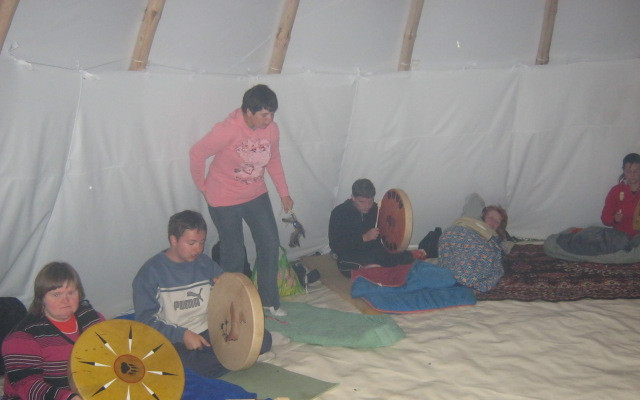 Teepee nejen pro vozíčkáře
