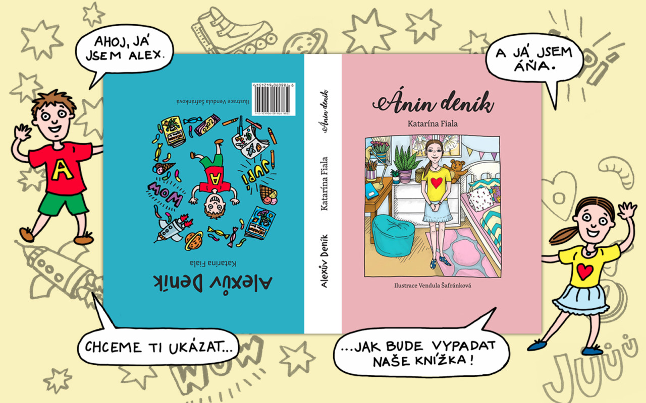 Podpořte novou knihu pro děti ÁNIN DENÍK / ALEXŮV DENÍK