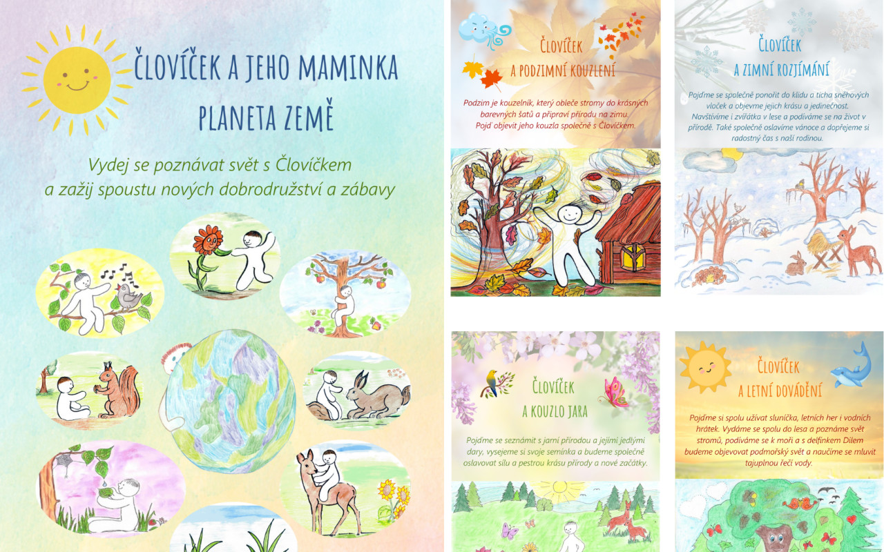 Poznávejte svět s Človíčkem a jeho maminkou planetou Zemí