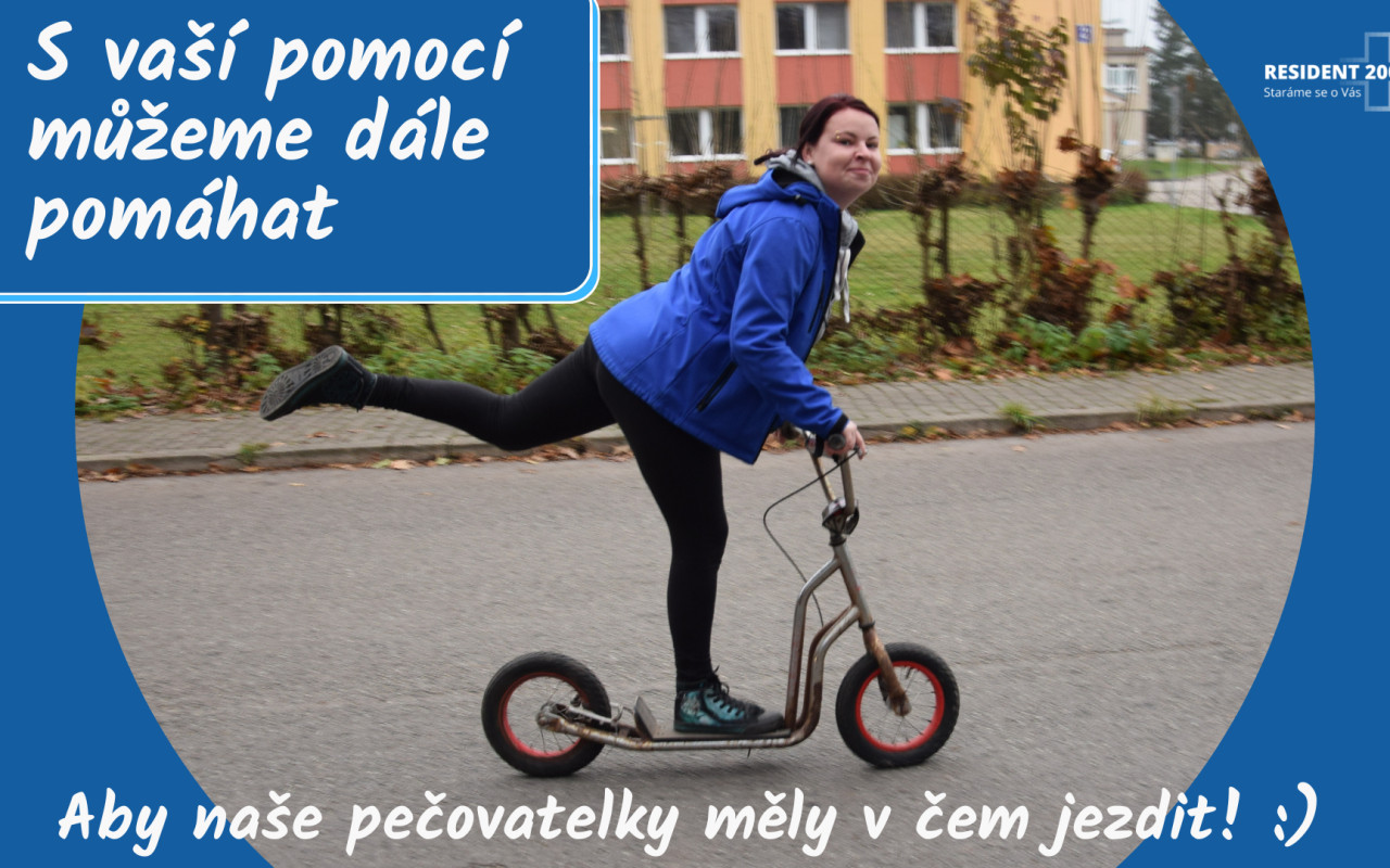 S vaší pomocí můžeme dále pomáhat