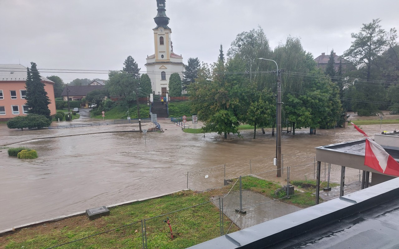 Povodně - pomohli jste občanům Sedlnic