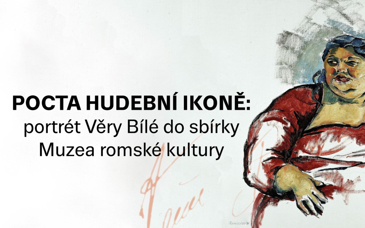 Pocta hudební ikoně: portrét Věry Bílé do sbírky Muzea romské kultury