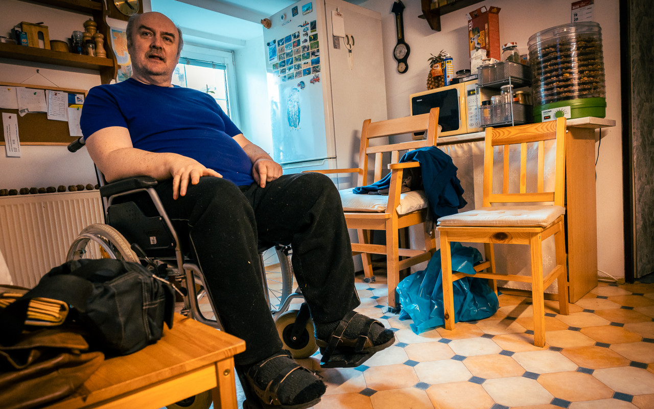 Úprava koupelny pro vozíčkáře Jiřího