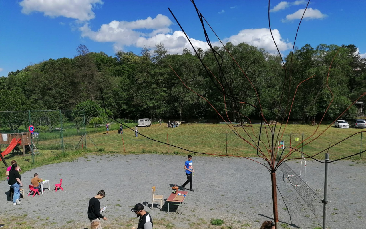 Veřejné sportovní hřiště na Sokoláku v Českém Šternberku