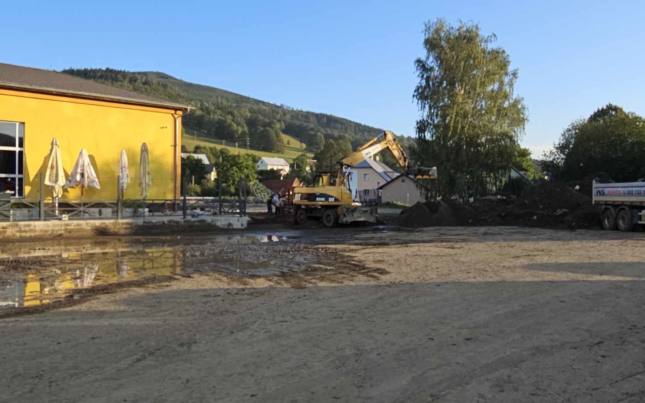 Hotel Zlatý Chlum zasažen povodní