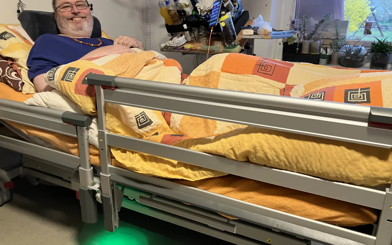Díky Vám si Radek může zakoupit polohovací postel