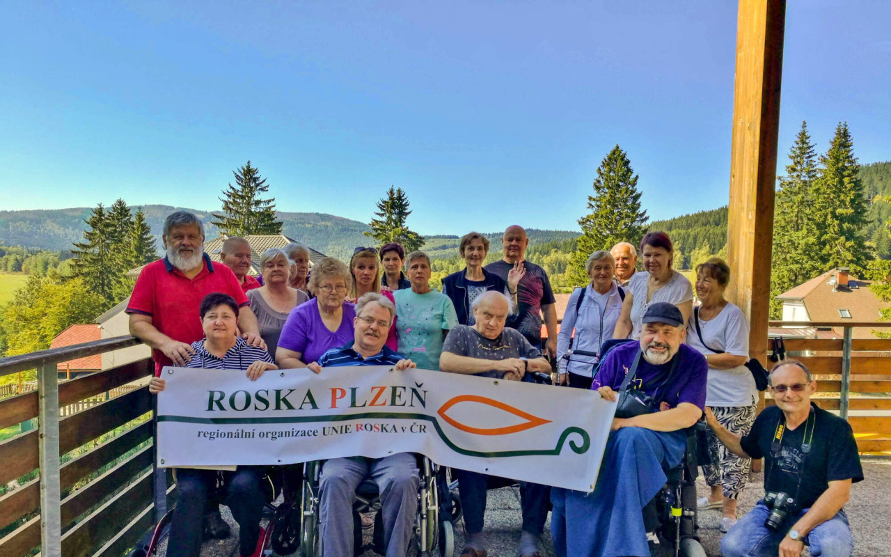 Rekondiční aktivita pro nemocné roztroušenou sklerózou -spolek ROSKA Plzeň