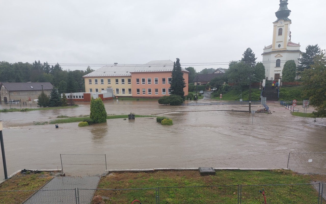 Povodně - pomohli jste občanům Sedlnic